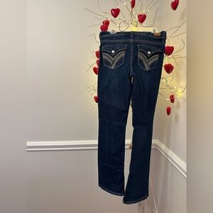 Rocker slim boot size 8 jeans 9” rise 31”inseam like new